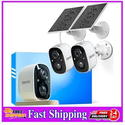 Vicohome 2K Solar Security Camera Wireless Outdoor Battery Powered Night Vision