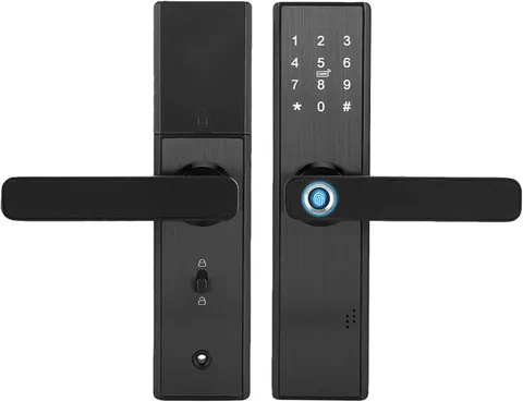Dioche Fingerprint Smart Lock Touchscreen Password IC Card Mechanical Key
