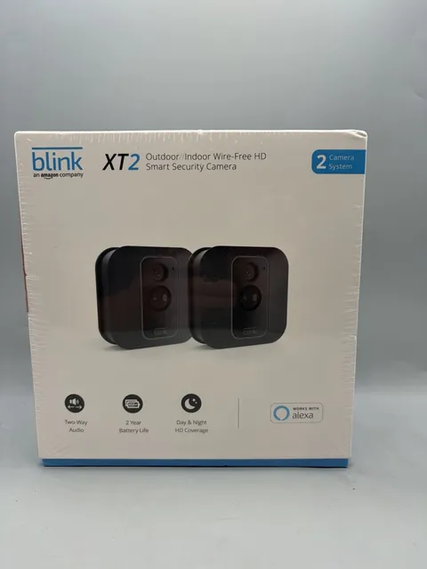 2 Blink XT2 Wi-Fi 1080p Indoor/Outdoor Security Cameras  - Sealed