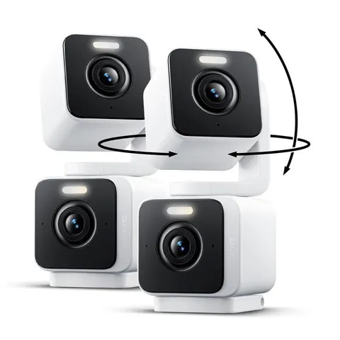 WYZE Duo Cam Pan 2 Pack 2K 360 Indoor Outdoor