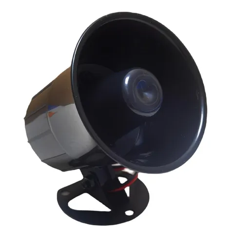 DC 6-12V Loud Alarm Siren - 15W Wired Security Horn for Easy Installation