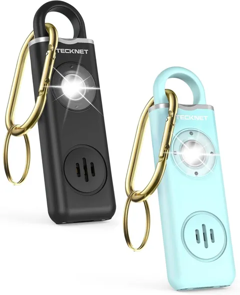 Rechargeable Personal Safety Alarm for Women, 130dB Self Defense Keychain Alarm