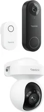 E1 Outdoor Pro with Doorbell Wifi Bundle, 4K PTZ Camera with Auto Tracking, 2K+