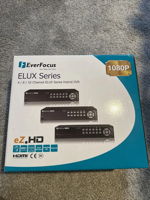 Everfocus - ELUX16/4TB - EverFocus 4/8/16 CH, 1080p, Full HD, New Open Box