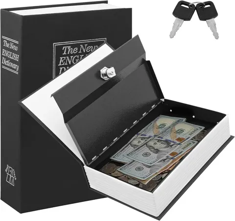 Caja Fuerte De Seguridad Para Dinero Cajas Fuertes Con Llave Secreta De Metal