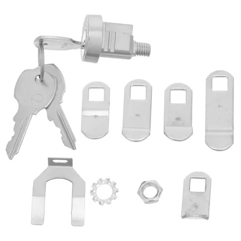 Zinc Alloy Outdoor Mailbox Lock with Anti-Pry Latch and Replacement Keys