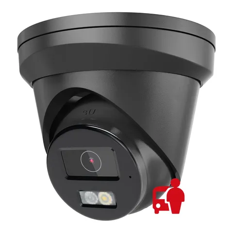 5MP PoE IP Outdoor, Metal Turret Wired with Audio, Human Vehicle Detection, C...