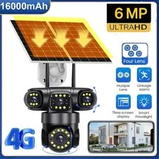 4G Solar Security Camera Wireless Outdoor Night Vision PIR Sensor Surveillance