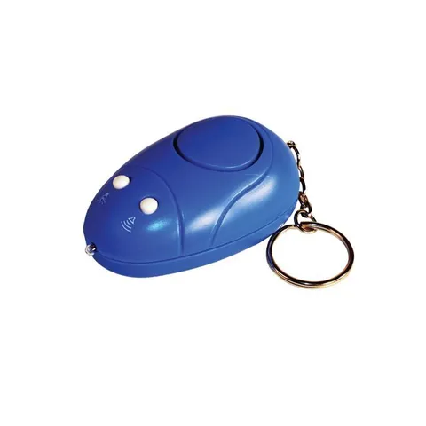 Mini Keychain Personal Panic Alarm 130dB with LED Flashlight, Keychain Ring