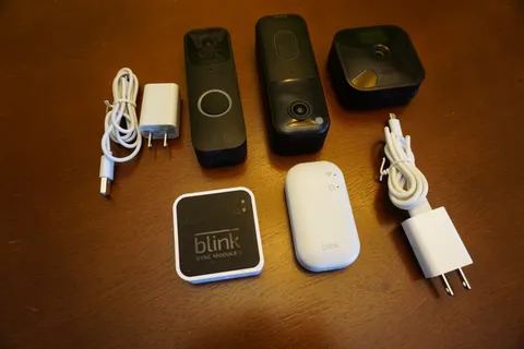 Blink whole house video security system, 2 doorbells, 2 sync modules, 1 outdoor