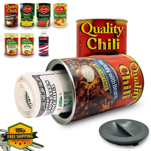 Fake Soup Can Diversion Safe - Keep Your Valuables Safe - like Jewelry, Cash,...