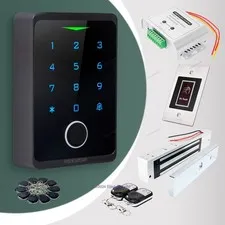 HOMSECUR Weatherproof WIFI Fingerprint RFID Access Control Set Lock APP Unlock