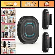 2-in-1 Door Chime Alarm, Waterproof Sensor, 800FT Range, 30 Melodies, 5 Volume L