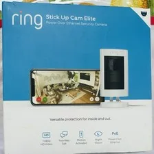 Ring Stick Up Cam Elite (PoE) 1080p 2nd Generation - Brand New & Factory Sealed