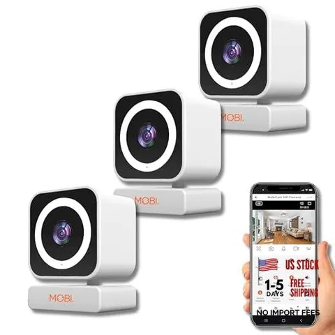 Cam MP Smart Home/Office Camera with 3MP Resolution, 2-Way Audio, Night