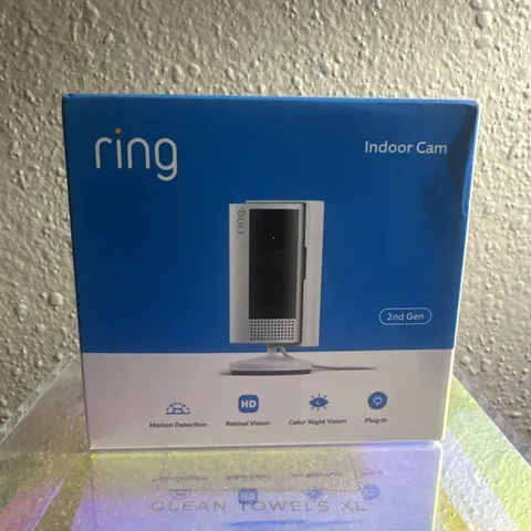 Ring Indoor Cam 2nd Gen (B0B6GLQJMV) Wi-Fi 1080p FHD Indoor Camera - White