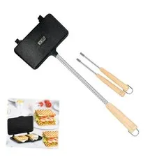 Large - Sized Sandwich Baking Tray with Interchangeable Handles - Perfect for