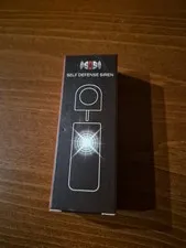 Personal Safety Loud Alarm Keychain, Bright LED Light, Self Defense Siren New