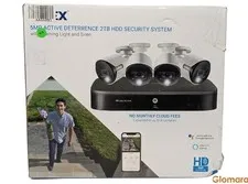Lorex D841A82B 4K 8-Channel DVR 2TB 5MP Active Deterrence 4 Camera System NEW