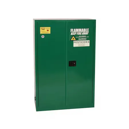 Eagle Pest4510x Hazardous Material Storage Cabinet, 45 Gal, 2 Shelves, Steel,