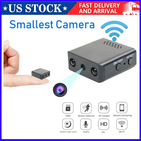New Mini WiFi Camera 1080P Indoor Security Pet Cam Night Vision Motion Detection