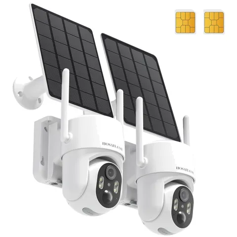 Ubox 4G LTE Cellular Camera Two-Way Audio Motion Detection