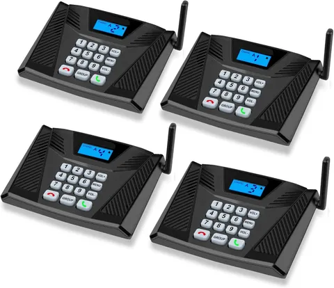 Intercoms Wireless for Home, Hands-Free Talk Two Way Intercom