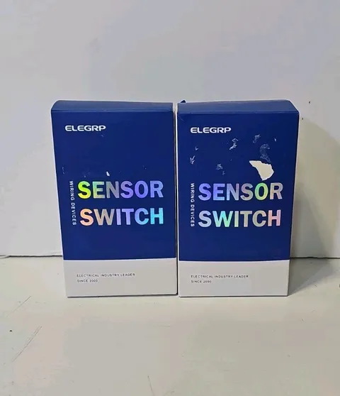 Pair Of ELEGRP Occupancy Sensor Light Switch SP1705-WH-N. IR Sensing, New