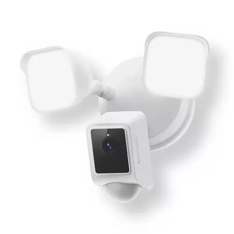 Wired Outdoor Wi-Fi Floodlight V2 Home Security Camera with 2K Video, Color Nigh