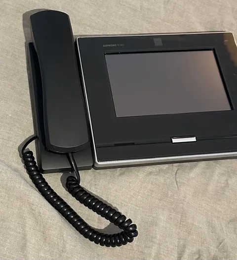 Aiphone IX Series IX-MV7-HB Video Intercom 7" Touchscreen Master Station - Black