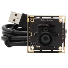 Webcam Global Shutter 60fps 720P USB Camera with Black&White Image ELP Webcamera