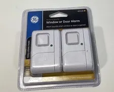 (2) GE 45115 Personal Security Wireless Window or Door Alarm - Entry Chime Mode