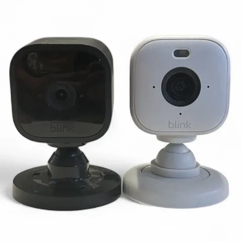 Lot of 2 Blink Mini 2 Indoor/Outdoor Night Vision Security Cameras - Just Camera