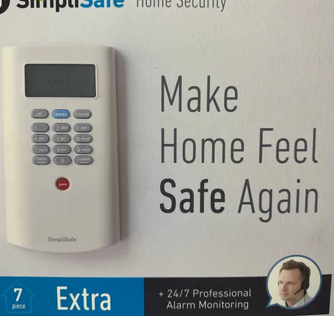 SimpliSafe Home Security System 7 PC Extra Original White New