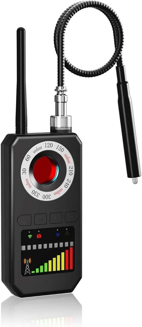 Hidden Camera & Bug Sweeper Detector - RF & GPS Tracker Finder for Travel, Offic