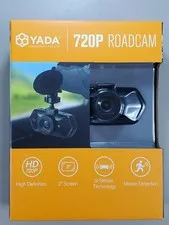 Yada Roadcam 720P Black Dash Camera, 120-Degree Wide Angle Lens, G-Sensor Techno