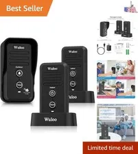 Wireless Intercom Doorbells for Home Classroom, Intercomunicador Waterproof E...
