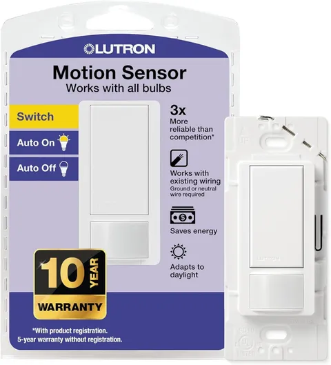 Maestro Motion Sensor Light Switch Indoor Bathroom Garage