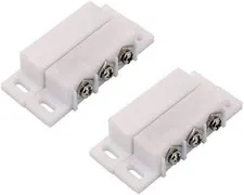 2X Magnetic Reed Switch Normally Open Closed NC NO Door Alarm Window Security/Ma