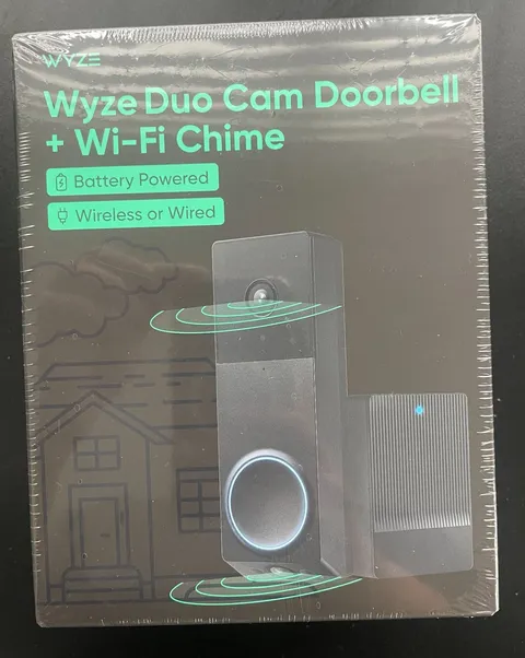 NEW Wyze Duo Cam Doorbell - Dual 2K Camera, Battery or Wired