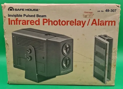 Safe House Invisible Pulsed Beam Infrared Photorelay ︱ Alarm 49-307︱ Radio Shack