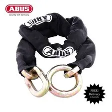 Abus Hardened Steel Chain -12KS120BLK 120cm Length Lasso Style Chain-Free Post