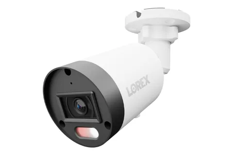 Lorex Connect U3 4K PoE Bullet Camera with Red & Blue Deterrence Lights