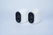 x2 NETGEAR Arlo VMC3030 Wireless Indoor/Outdoor Security Camera NO Batteries