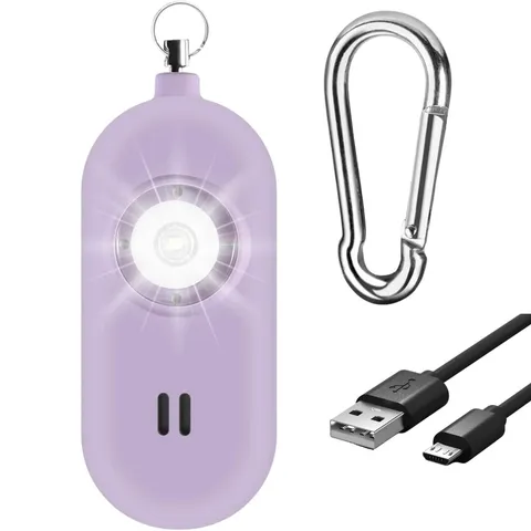 Rechargeable Personal Safety Alarm for Women. 130dB Siren. Ear-Piercingly Lou...