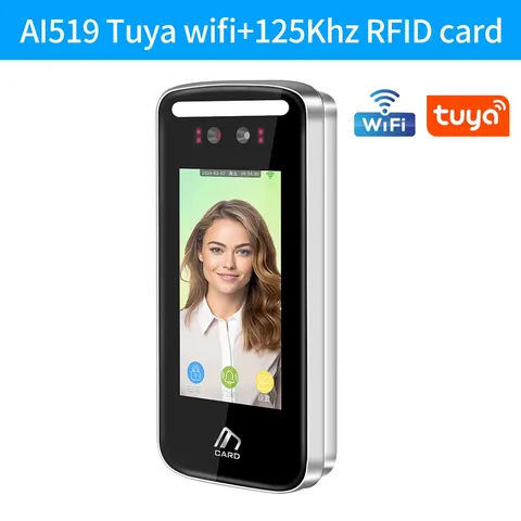 5-inch Outdoor Tuya Smart Wifi Dynamic Face Recognition Access Control 125Khz RF