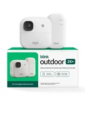Blink Outdoor 2K+ (newest) Wireless Smart Security Camera + Sync Module Core