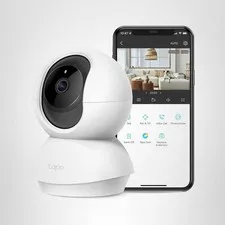 Tapo 2K Indoor Pan/Tilt Wired Security Camera  C210, White