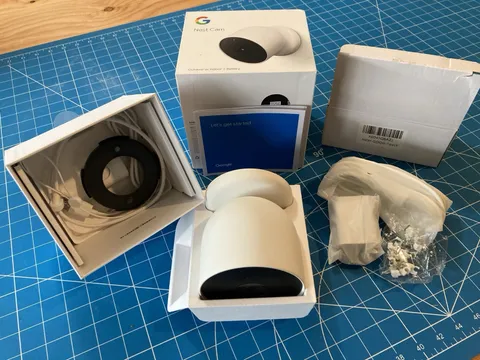Google Nest Cam G3AL9 Wireless Battery 1080p IP Camera Night Vision Audio White
