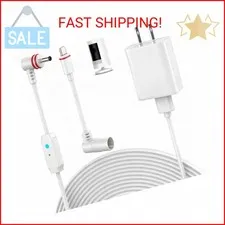 25FT Power Cord Compatible with Ring Spotlight Cam Pro(Battery), Stick Up Cam Ba